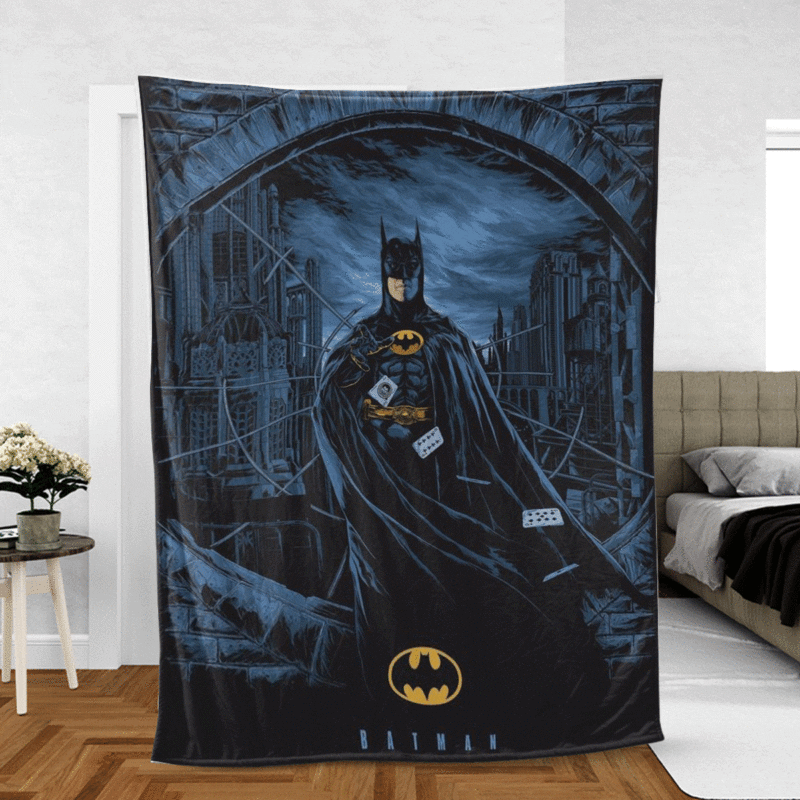 Batman Dark Gift For Fan Comfy Sofa Throw Blanket Gift