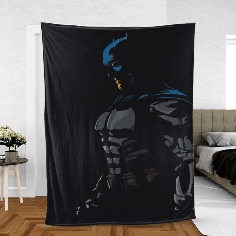 Batman Dark Night DC Comics Ver2 Christmas Gift Comfy Sofa Throw Blanket Gift