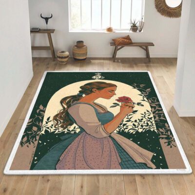 Beauty And The Beast Beatiful Art Rug Floor Decor