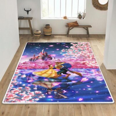 Disney Beauty and the Beast Belle Gift For Fan Rug Floor Decor