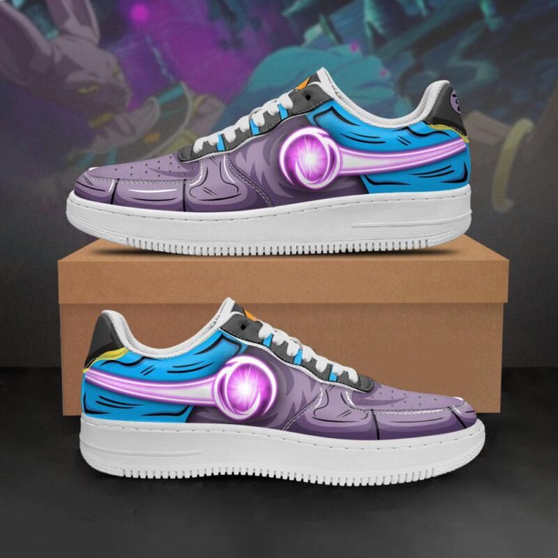 Beerus Air Force 1 Sneakers Custom Skill Dragon Ball Anime Shoes