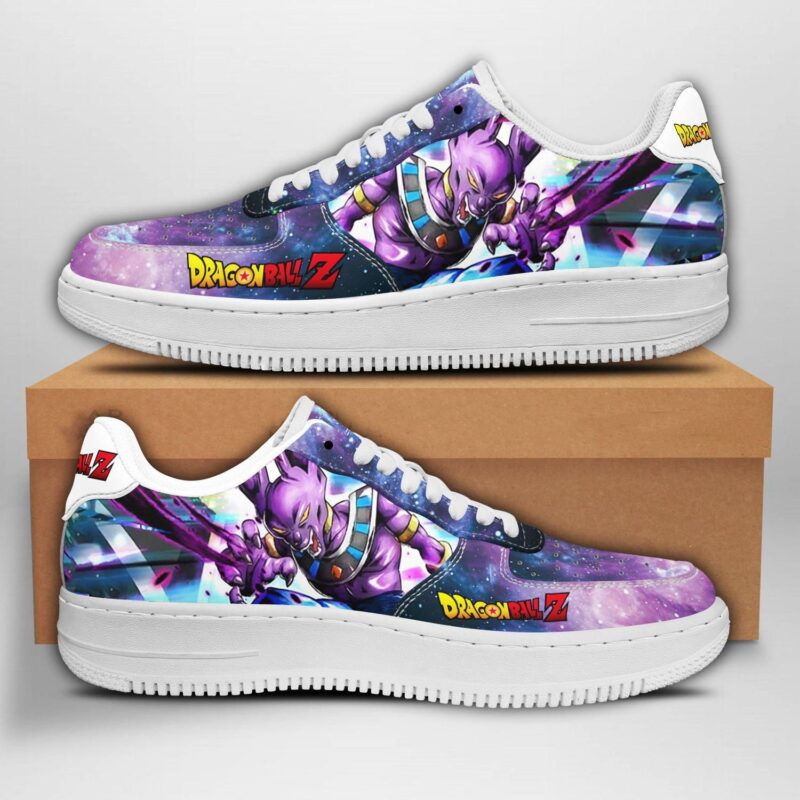 Beerus Sneakers Dragon Ball Z Anime Shoes Fan Gift Air Force 1 Sneakers