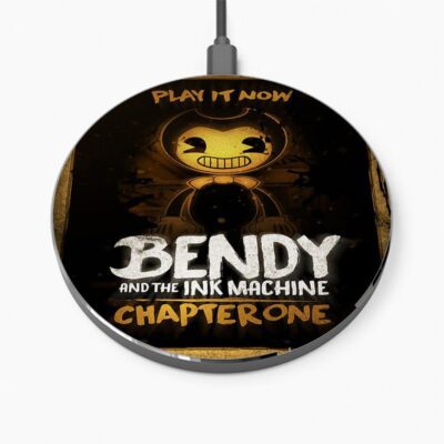 Bendy and the Ink Machine Art Wireless Charger Custom Charging Pad iPhone Samsung