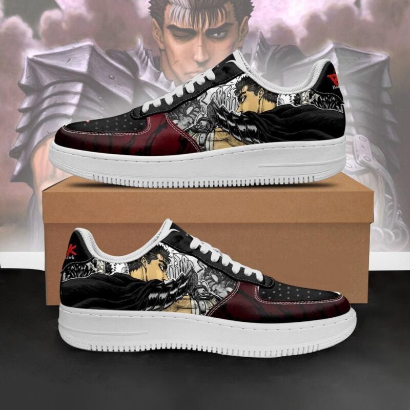 Berserk Guts Sneakers Berserk Anime Shoes Mixed Manga Air Force 1 Sneakers