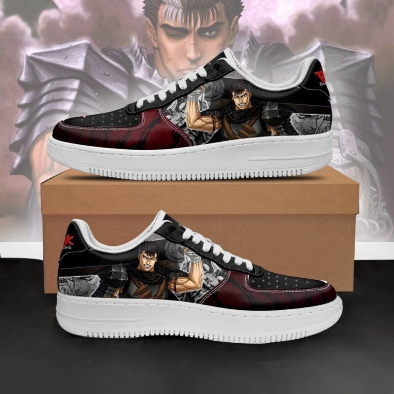 Berserk Guts Sneakers Sword Berserk Anime Shoes Mixed Manga Air Force 1 Sneakers