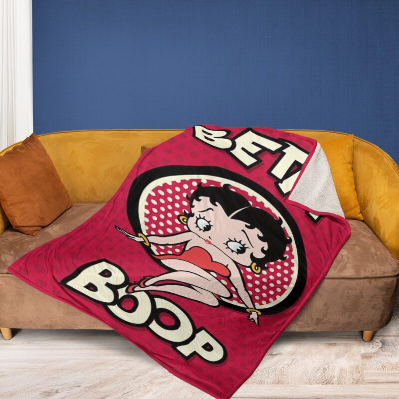 Betty Boop Lover 12 Fan Gift Betty Boop Lover Gift For Fan Comfy Sofa Throw Blanket Gift 2