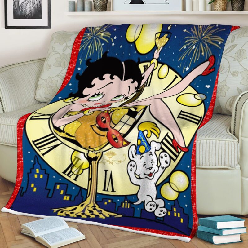 Betty Boop Lover 14 Fan Gift Betty Boop Lover Gift For Fan Comfy Sofa Throw Blanket Gift 2