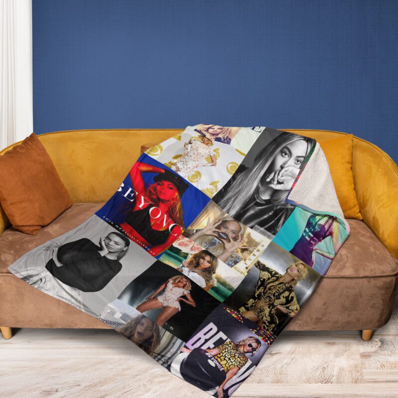 Beyonce Album Collage Comfy Sofa Throw Blanket Gift