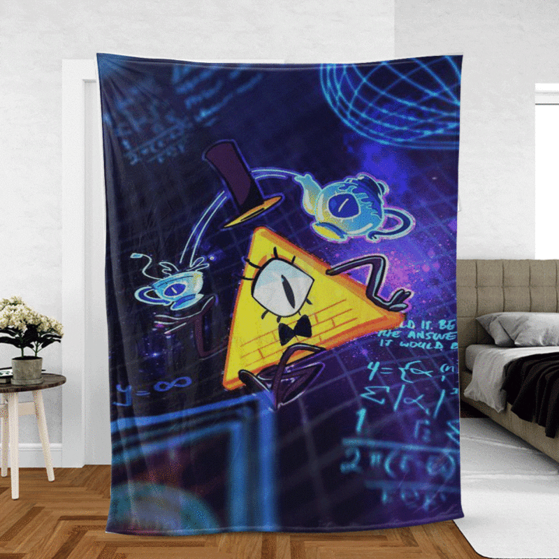 Bill Cipher Gift For Fan Comfy Sofa Throw Blanket Gift