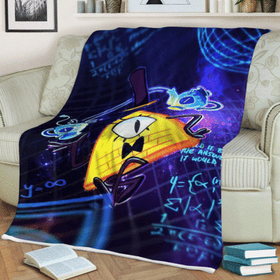 Bill Cipher Gravity Falls The Love God Disney Cartoon Ver3 Gifts Lover, Bill Cipher Gift For Fan Comfy Sofa Throw Blanket Gift