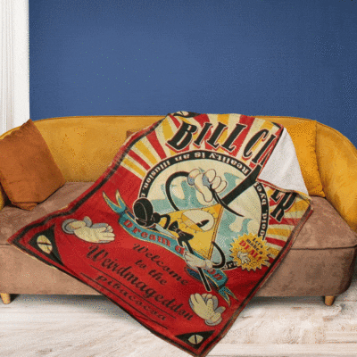 Bill Cipher Gravity Falls The Love God Disney Cartoon Ver9 Gifts LoverBill Cipher Gift For Fan Comfy Sofa Throw Blanket Gift 2