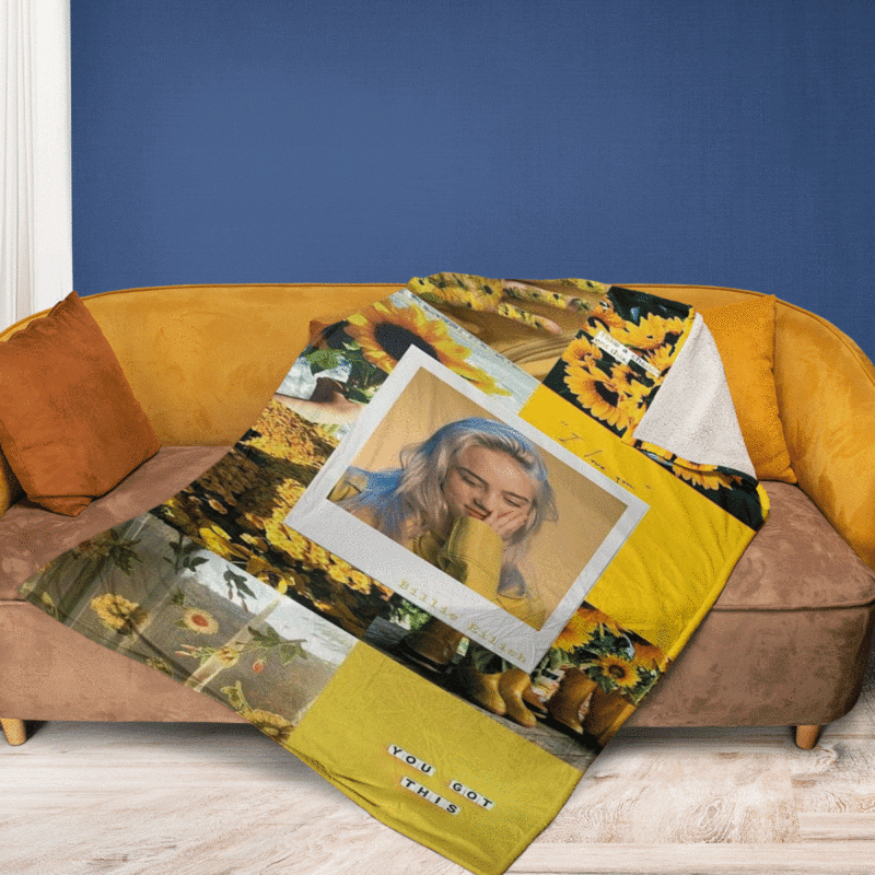 Billie Eilish Thank You For The Memories Ver3 Gift Comfy Sofa Throw Blanket Gift 1