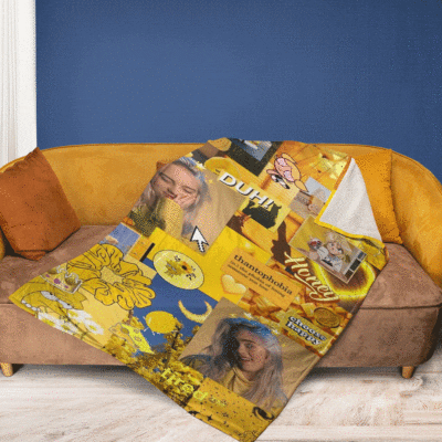 Billie Eilish Thank You For The Memories Ver5 Gift Comfy Sofa Throw Blanket Gift 1