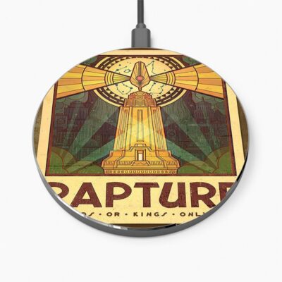 Bio Shock Rapture Tourism Wireless Charger Custom Charging Pad iPhone Samsung