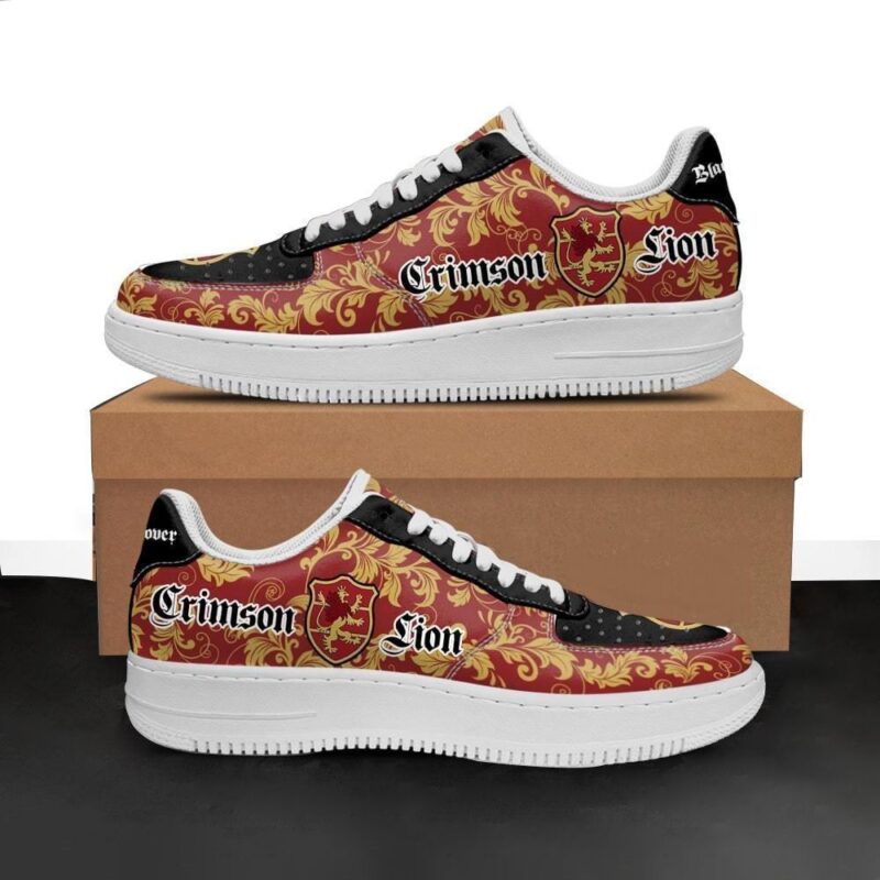 Black Clover Shoes Magic Knights Squad Crimson Lion Sneakers Anime Air Force 1 Sneakers