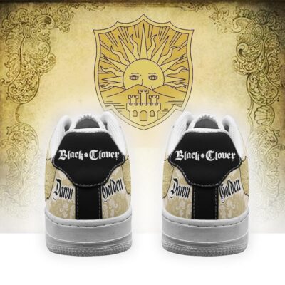 Black Clover Shoes Magic Knights Squad Golden Dawn Sneakers Anime Air Force 1 Sneakers 2