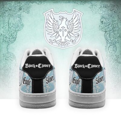 Black Clover Shoes Magic Knights Squad Silver Eagle Sneakers Anime Air Force 1 Sneakers 2