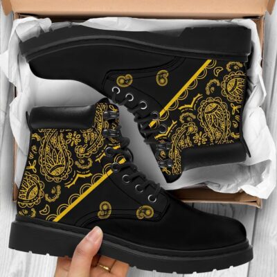Black Gold Bandana A888 Boots