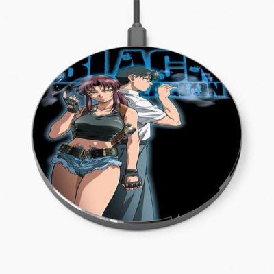 Black Lagoon Poster Wall Decor Wireless Charger Custom Charging Pad iPhone Samsung