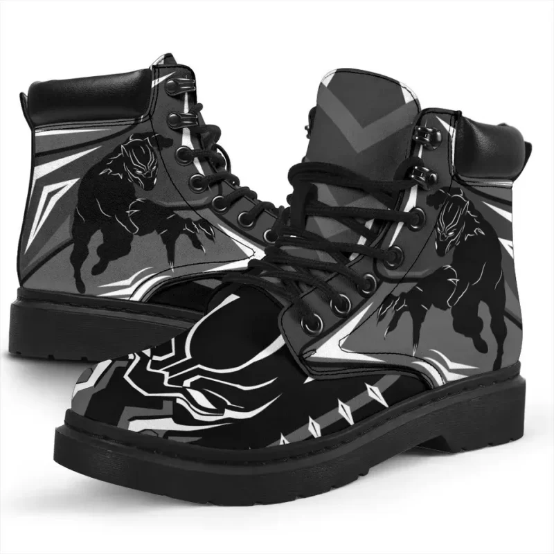 Black Panther Boots For Super Heroes Fan Gift