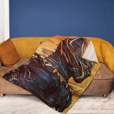 Black Panther Marvel Comics Christmas Gifts Lover Black Panther Gift For Fan Comfy Sofa Throw Blanket Gift 2