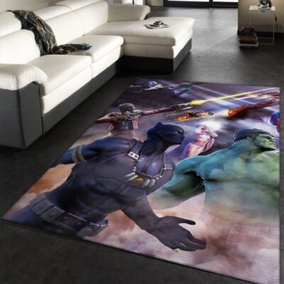 Black Panther Superheros Rug 100, Gift For Fan Rug Floor Decor
