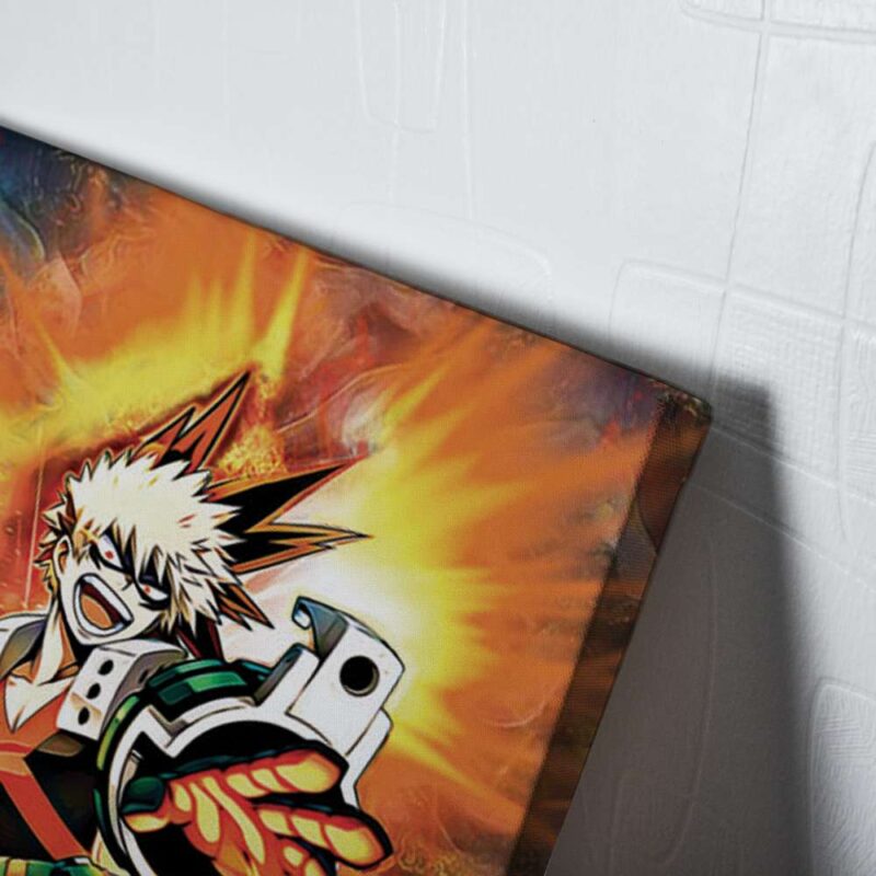 Blazing Bakugo My Hero Academia Vertical Canvas Poster Print Wall Art Decor 2