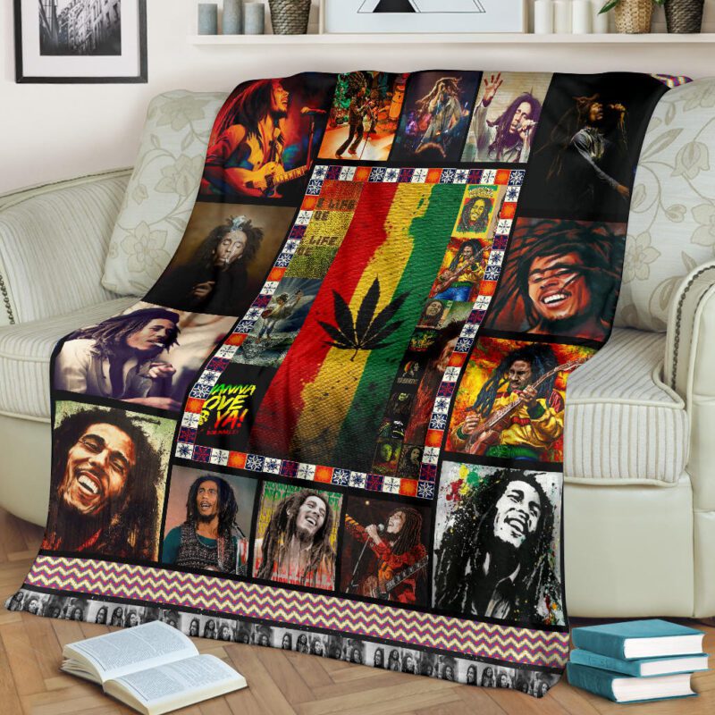 Bob Marley Thank You For The Memories 529 Gift Lover Comfy Sofa Throw Blanket Gift