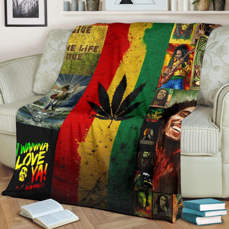 Bob Marley Thank You For The Memories 530 Gift Lover Comfy Sofa Throw Blanket Gift