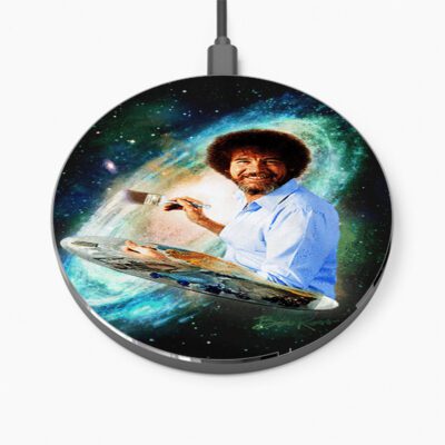 Bob Ross Wireless Charger Custom Charging Pad iPhone Samsung