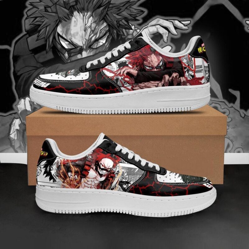 Boku No Hero Academia Eijiro Kirishima Shoes Air Force 1 Sneakers