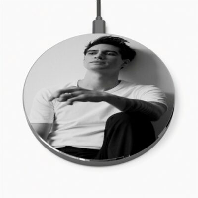 Brendon Urie Art Wireless Charger Custom Phone Charging Pad iPhone Samsung