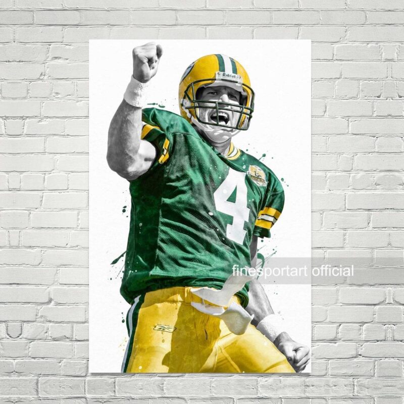 Brett Favre Green Bay Poster