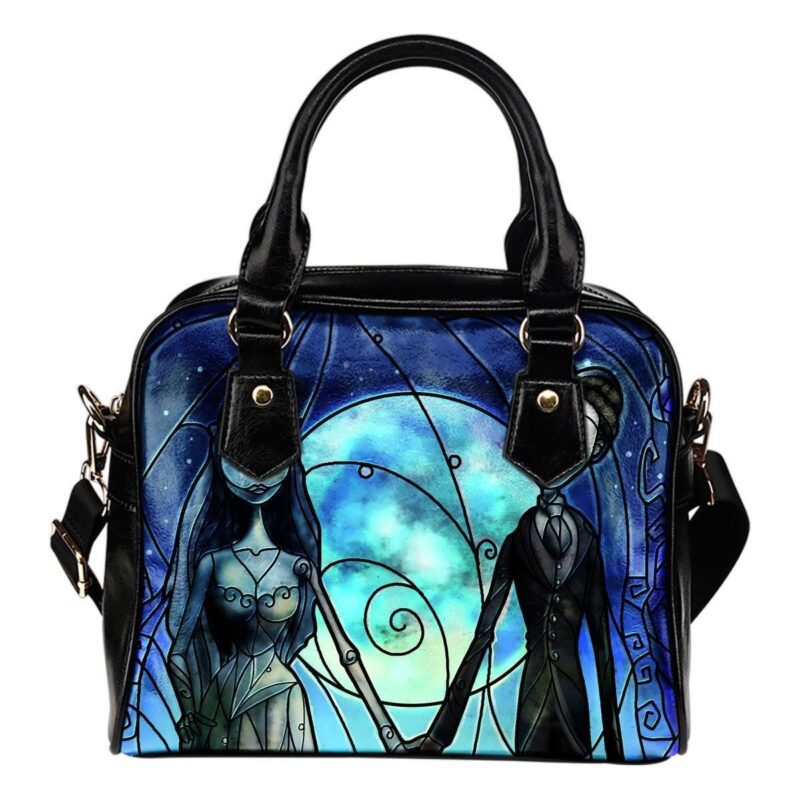 Bride Stained Glass Lady Leather Shoulder Hand Bag SB0081