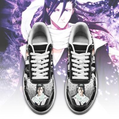 Byakuya Sneakers Bleach Anime Shoes Fan Gift Idea Air Force 1 Sneakers 1