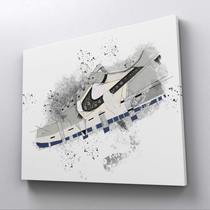 Canvas Print Air Jordan Sneaker Poster Basketball Shoes Wall Decor Kids Gift Sports Fan Aj Wall Art Shoe Art Home Boys Room Gym 2