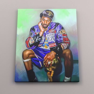 Canvas Prints Kobe Bryant Basketball Poster Basketball Art Basketball Mom Wall Decor Los Angeles Lakers Fan Gift NBA Championship