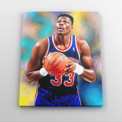 Canvas Prints Patrick Ewing Poster New York Knicks Poster Basketball Gifts For Him Basketball Art Wall Decor Sports Gift Boys Room 2