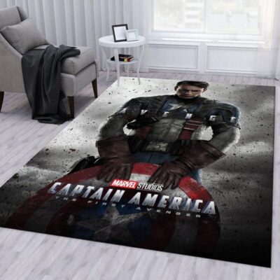 Captain America The First Avenger Rug 192, Gift For Fan Rug Floor Decor