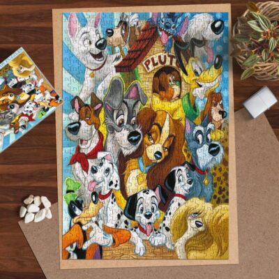 Cartoon Characters Gift Puzzle Game