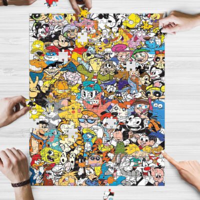 Cartoons Characters Fan Gift