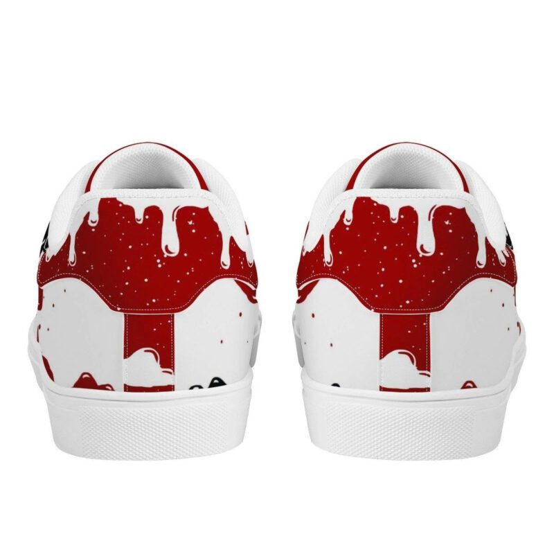 Chainsaw Low Top Leather Skate Shoes Tennis Shoes Sneaker For Fans 3