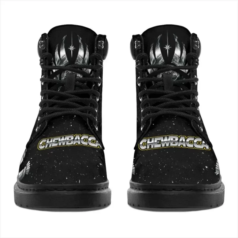 Chewbacca Boots Shoes Star Wars Fan Gift Idea Working Boots Leather Boots Timber Motorcycle Boots 2