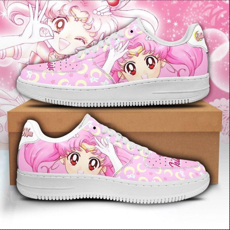 Chibiusa Sneakers Sailor Moon Anime Shoes Fan Gift Air Force 1 Sneakers