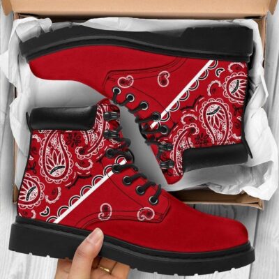 Classic Red Bandana A777 Boots