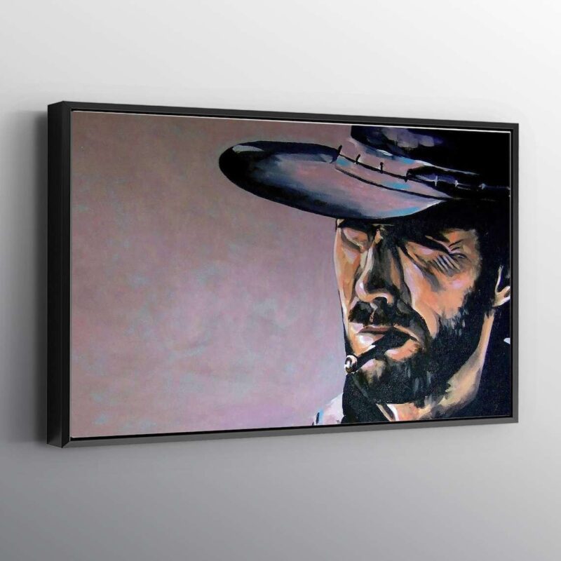 Clint Eastwood The Good The Bad And The Ugly Print Wall Art Canvas