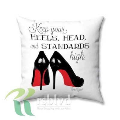Coco Chanel Quotes Shoes Custom Pillow Case Cover