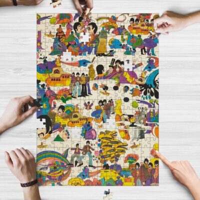 Colorfull The Beatles Band Rock Art Gifts Lover Jigsaw Puzzle GameThe Beatles Fans Gift 2