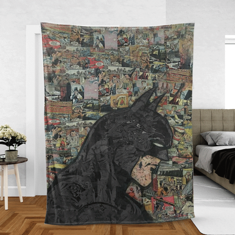 Cool Batman Dark Night DC Comics Ver3 Christmas Gift Comfy Sofa Throw Blanket Gift