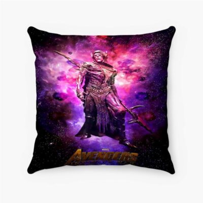 Corvus Glaive The Avengers Infinity War Custom Pillow Case Spun Polyester Suede Square Pillow Cover